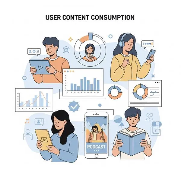 사용자 행동과 콘텐츠 소비 패턴