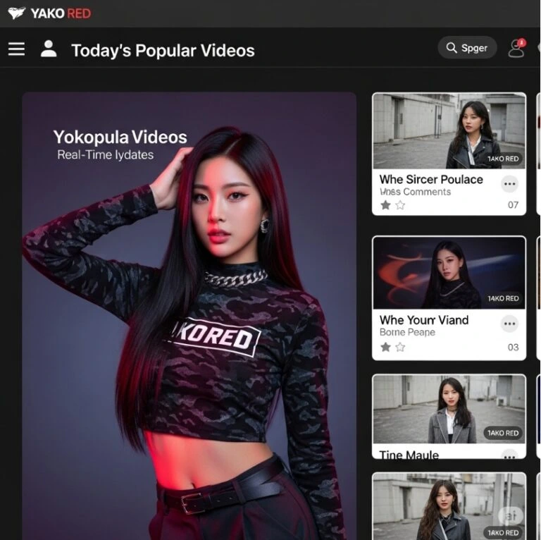 야코레드 “오늘의 인기영상” 섹션(2023년) 야코레드 “오늘의 인기영상” 섹션(2023년)