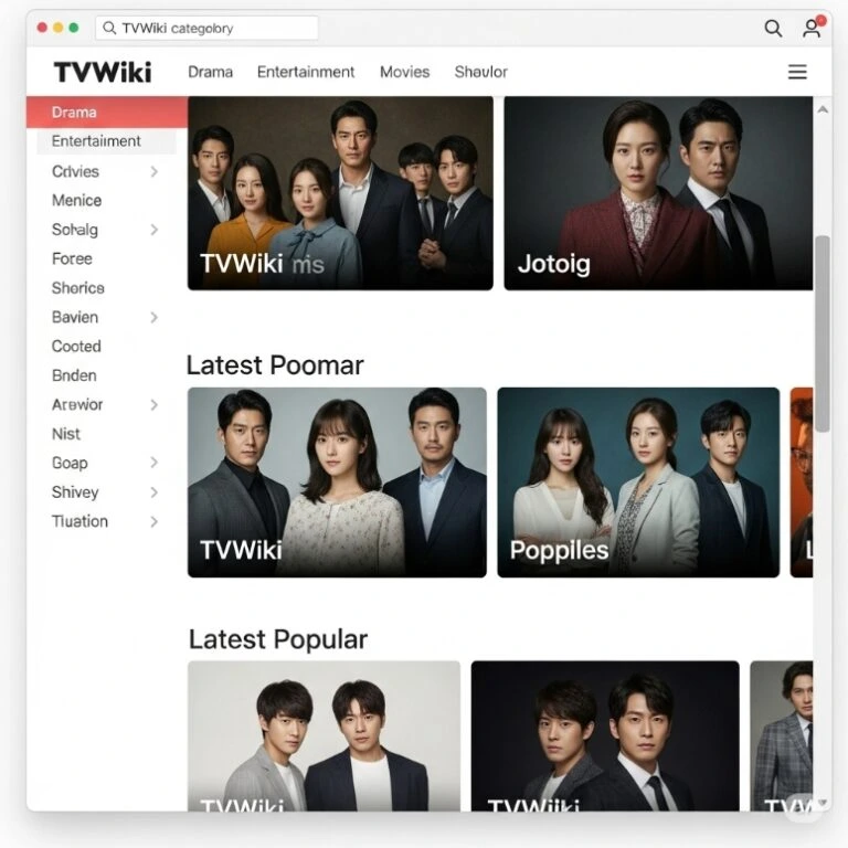 티비위키 홈페이지의 깔끔한 인터페이스를 보여주는 스크린샷 티비위키 홈페이지의 깔끔한 인터페이스를 보여주는 스크린샷