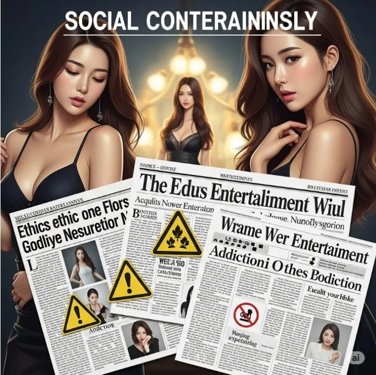 사회적 논란을 상징하는 신문 헤드라인과 경고 아이콘. 야동 관련 이슈의 심각성을 시각화. 사회적 논란을 상징하는 신문 헤드라인과 경고 아이콘. 야동 관련 이슈의 심각성을 시각화.